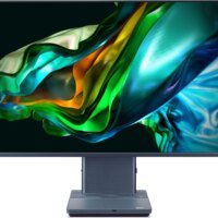 Моноблок Acer Aspire S32-1856 31.5" WQHD i7 1360P (2.2) 32Gb SSD1Tb Iris Xe CR Windows 11 Pro GbitEth WiFi BT 180W клавиатура мышь Cam серый 2560x1440