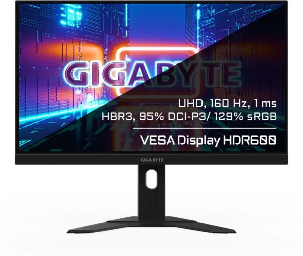 Монитор Gigabyte 27" M27U черный IPS LED 1ms 16:9 HDMI M/M матовая HAS 400cd 178гр/178гр 3840x2160 160Hz G-Sync FreeSync Premium Pro DP 4K USB 6.48кг