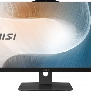 Моноблок MSI Modern AM242P 12M-669RU 23.8" Full HD i5 1235U (1.3) 16Gb SSD512Gb Iris Xe Windows 11 Pro GbitEth WiFi BT 120W клавиатура мышь Cam черный 1920x1080