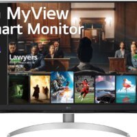 Монитор LG 31.5" MateView 32SQ700S-W белый VA LED 16:9 HDMI M/M матовая 250cd 178гр/178гр 3840x2160 60Hz UHD USB 6.5кг