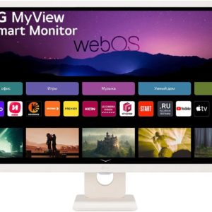 Монитор LG 31.5" MyView 32SR50F-W белый IPS LED 16:9 HDMI M/M матовая 250cd 178гр/178гр 1920x1080 60Hz FHD USB 6.6кг