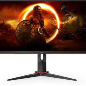 Монитор AOC 27" Q27G2U черный/красный VA LED 16:9 HDMI матовая HAS Piv 250cd 178гр/178гр 2560x1440 144Hz FreeSync Premium DP 2K USB 5.2кг