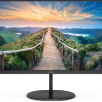 Монитор AOC 27" Q27V4EA черный IPS 16:9 HDMI M/M матовая 250cd 178гр/178гр 2560x1440 75Hz DP 2K 4.65кг