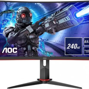 Монитор AOC 27" Gaming C27G2ZE черный/красный VA LED 0.5ms 16:9 HDMI матовая 300cd 178гр/178гр 1920x1080 240Hz FreeSync Premium DP FHD 5.5кг