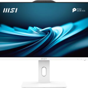 Моноблок MSI Pro AP242P 14M-807XRU 23.8" Full HD i7 14700 (2.1) 32Gb SSD512Gb UHDG 770 без ОС GbitEth WiFi BT 120W клавиатура мышь Cam белый 1920x1080