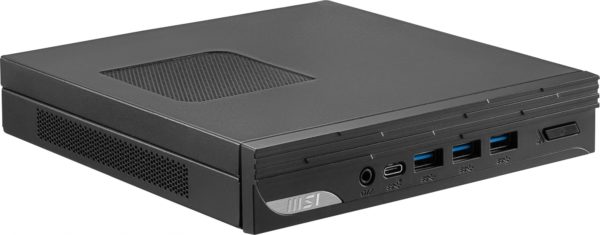 Неттоп MSI Pro DP10 12M-203RU i5 1235U (1.3) 16Gb SSD512Gb Iris Xe Windows 11 Pro 2.5xGbitEth WiFi BT 120W черный (9S6-B0A621-203)