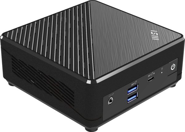 Неттоп MSI Cubi N ADL-018RU N200 (1) 4Gb SSD128Gb UHDG Windows 11 Pro 2xGbitEth WiFi BT 65W черный (9S6-B0A911-211)