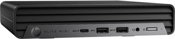 Неттоп HP Elite 600 G9 Mini i5 12500T (2) 8Gb SSD256Gb UHDG 770 Windows 11 Pro 64 GbitEth WiFi BT 90W kb мышь клавиатура черный (828S3AT)
