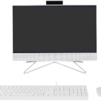 Моноблок HP 200 G4 21.5" Full HD i5 1235U (1.3) 8Gb SSD512Gb Iris Xe DVDRW CR FreeDOS GbitEth WiFi BT 65W клавиатура мышь Cam белый 1920x1080