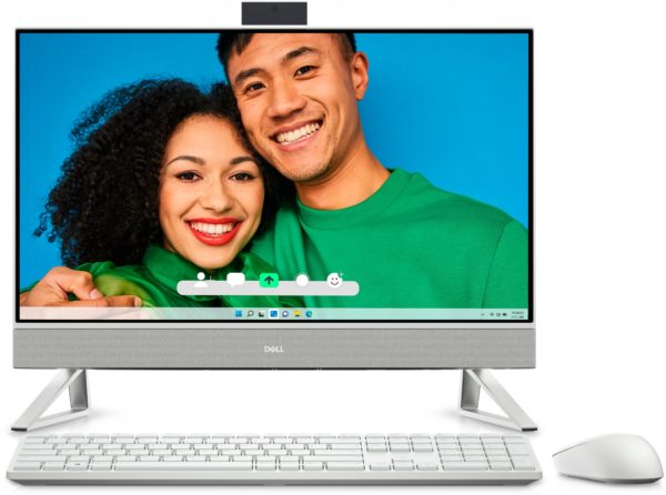 Моноблок Dell Inspiron 7730 27" Full HD Core 7 150U (1.8) 16Gb SSD1Tb MX570A 2Gb CR Windows 11 Pro GbitEth WiFi BT 130W клавиатура мышь Cam серебристый 1920x1080