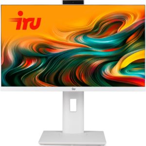 Моноблок IRU Tactio 23.8" Full HD i5 1235U (1.3) 16Gb SSD512Gb Iris Xe CR без ОС GbitEth WiFi BT 65W Cam белый 1920x1080