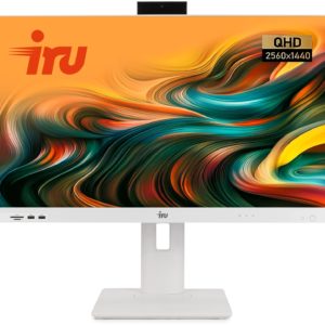 Моноблок IRU Strato 27" QHD i5 1235U (1.3) 16Gb SSD512Gb Iris Xe CR Windows 11 Pro GbitEth WiFi BT 65W Cam белый 2560x1440