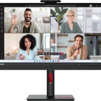 Монитор Lenovo 27" ThinkVision T27hv-30 черный IPS LED 4ms 16:9 HDMI M/M Cam матовая HAS Piv 1000:1 300cd 178гр/178гр 2560x1440 75Hz DP 2K USB 7.9кг