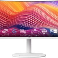 Монитор MSI 34" Modern MD342CQPW белый VA LED 21:9 HDMI M/M матовая HAS Piv 3500:1 300cd 178гр/178гр 3440x1440 120Hz DP UW USB 8.05кг