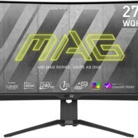 Монитор MSI 27" Mag 275CQRXF черный VA LED 16:9 HDMI полуматовая HAS 2500:1 400cd 178гр/178гр 2560x1440 240Hz FreeSync Premium DP WQ USB 5.8кг