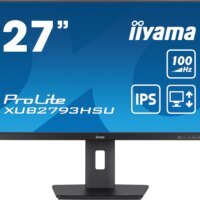 Монитор Iiyama 27" ProLite XUB2793HSU-B6 черный IPS LED 1ms 16:9 HDMI M/M матовая HAS Piv 250cd 178гр/178гр 1920x1080 100Hz DP FHD USB 5.4кг