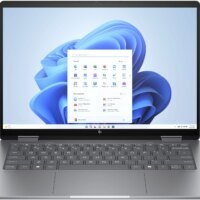 Ноутбук HP Envy x360 14-fc0006ci Core Ultra 7 155U 16Gb SSD512Gb Intel Graphics 14" OLED Touch 2.8K (2880x1800) Windows 11 Home silver WiFi BT Cam (A1AB0EA)