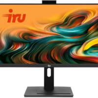 Моноблок IRU 23AM 23.8" Full HD Ryzen 5 5675U (2.1) 8Gb SSD256Gb RGr CR без ОС GbitEth WiFi BT 90W Cam черный 1920x1080