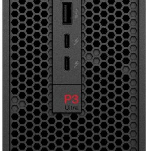 ПК Lenovo ThinkStation P3 Ultra SFF Core i9 13900K (3) 32Gb SSD1Tb UHDG 770 Windows 11 Pro 64 2.5xGbitEth+1xGbitEth 300W мышь клавиатура черный (30HBS64400)