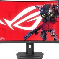 Монитор Asus 31.5" ROG Strix XG32WCS черный VA LED 16:9 HDMI матовая HAS Piv 400cd 178гр/178гр 2560x1440 180Hz DP 2K USB 9.4кг
