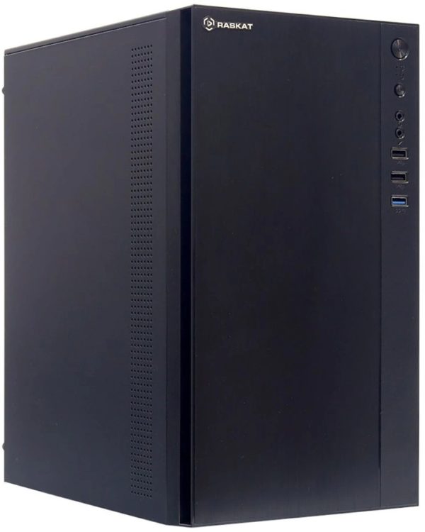 ПК Raskat Standart 300 MT i3 13100 (3.4) 8Gb SSD256Gb UHDG 730 без ОС GbitEth 500W черный (RUS) (STANDART300165606)
