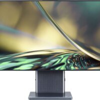 Моноблок Acer Aspire S27-1755 27" WQHD i7 1260P (2.1) 16Gb SSD512Gb Iris Xe CR Windows 11 Home GbitEth WiFi BT 135W клавиатура мышь Cam серый 2560x1440