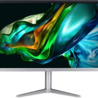 Моноблок Acer Aspire C24-1300 23.8" Full HD Ryzen 5 7520U (2.8) 8Gb SSD512Gb RGr CR Eshell GbitEth WiFi BT 65W клавиатура мышь Cam черный 1920x1080