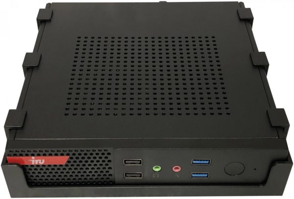 Неттоп IRU Office 310H4ATF slim Ryzen 5 PRO 5650GE (3.4) 16Gb SSD1Tb Vega 7 FreeDOS GbitEth WiFi BT 90W черный (RUS) (2047346)