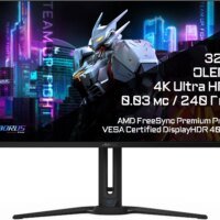 Монитор Gigabyte 31.5" Aorus FO32U2 черный QD OLED LED 16:9 HDMI M/M матовая HAS Piv 250cd 178гр/178гр 3840x2160 240Hz DP 4K USB 8.53кг