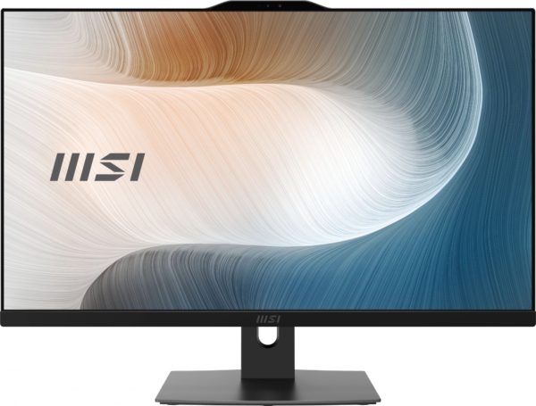 Моноблок MSI Modern AM272P 12M-807XRU 27" Full HD i7 1255U (1.7) 32Gb SSD1Tb Iris Xe без ОС GbitEth WiFi BT 120W клавиатура мышь Cam черный 1920x1080