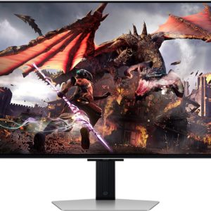 Монитор Samsung 32" Odyssey OLED G8 LS32DG800SIXCI серебристый OLED LED 16:9 HDMI M/M TV матовая HAS Piv 250cd 178гр/178гр 3840x2160 240Hz FreeSync Premium Pro DP 4K USB 8.4кг