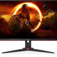 Монитор AOC 27" Gaming 27G2ZNE черный/красный VA LED 16:9 HDMI матовая Piv 250cd 178гр/178гр 1920x1080 240Hz FreeSync Premium Pro DP FHD 5.5кг
