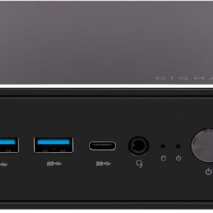 Неттоп Digma Pro Minimax U1 i5 1235U (1.3) 16Gb SSD512Gb Iris Xe Windows 11 Pro GbitEth WiFi BT 60W темно-серый/черный (DPP5-ADXW05)