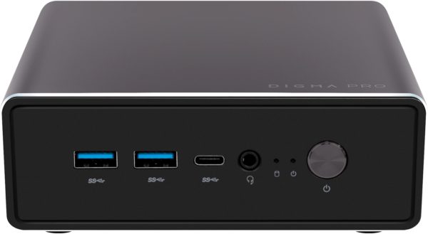 Неттоп Digma Pro Minimax U1 i5 1235U (1.3) 16Gb SSD512Gb Iris Xe Windows 11 Pro GbitEth WiFi BT 60W темно-серый/черный (DPP5-ADXW05)