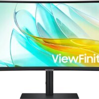 Монитор Samsung 34" ViewFinity S6 S34C650UAIXCI черный VA LED 5ms 21:9 HDMI M/M полуматовая 350cd 178гр/178гр 3440x1440 100Hz FreeSync DP Ultra WQHD USB 8кг