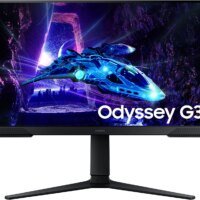 Монитор Samsung 24" Odyssey G3 S24DG300EIXCI черный VA LED 16:9 HDMI матовая HAS Piv 250cd 178гр/178гр 1920x1080 180Hz FreeSync DP FHD 3.9кг