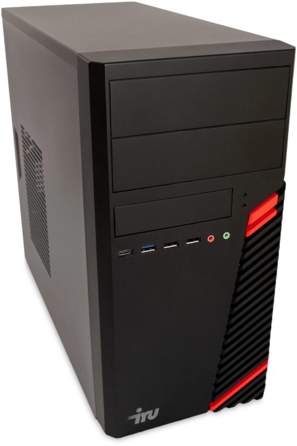 ПК IRU Опал 515 MT i5 10400 (2.9) 8Gb SSD256Gb UHDG 630 FreeDOS GbitEth 500W мышь клавиатура черный (2056744)