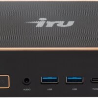 Неттоп IRU Tactio 525 Ryzen 5 6600H (3.3) 16Gb SSD512Gb 660M Windows 11 Pro GbitEth WiFi BT черный (2057781)