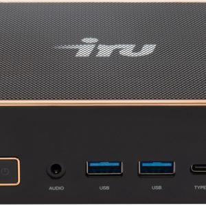 Неттоп IRU Tactio 525 Ryzen 5 6600H (3.3) 16Gb SSD512Gb 660M Windows 11 Pro GbitEth WiFi BT черный (2057781)