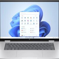 Ноутбук HP Envy x360 16-ac0003ci Core Ultra 5 125U 16Gb SSD512Gb Intel Graphics 16" IPS Touch WUXGA (1920x1200) Windows 11 Home silver WiFi BT Cam (A16KHEA)