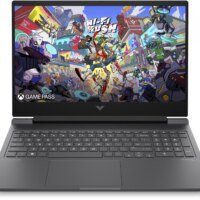 Ноутбук HP Victus 16-r1035ci Core i5 14450HX 16Gb SSD512Gb NVIDIA GeForce RTX4050 6Gb 16.1" IPS FHD (1920x1080) FreeDOS silver WiFi BT Cam (A1WE4EA)