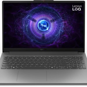 Ноутбук Lenovo LOQ 15IAX9E Core i5 12450HX 16Gb SSD512Gb NVIDIA GeForce RTX 3050 6Gb 15.6" IPS FHD (1920x1080) без ОС grey WiFi BT Cam (83LK005HUE)