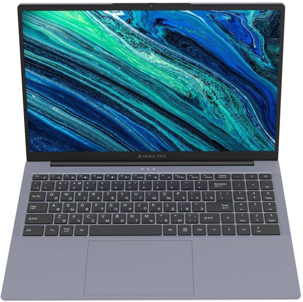 Ноутбук Digma Pro Cursus Ryzen 5 3500U 16Gb SSD512Gb AMD Radeon Graphics 15.6" IPS FHD (1920x1080) Windows 11 Pro grey WiFi BT Cam 5500mAh (DN15R5-ADXW10)