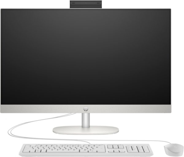 Моноблок HP 24-cr0009l 23.8" Full HD i7 1355U (1.7) 16Gb SSD512Gb Iris Xe FreeDOS GbitEth WiFi BT 90W клавиатура мышь Cam белый 1920x1080