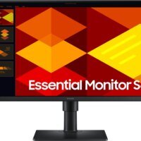 Монитор Samsung 24" Essential S4 S24D400GAIXCI черный IPS LED 16:9 HDMI матовая HAS Piv 1000:1 250cd 178гр/178гр 1920x1080 100Hz DP FHD USB 3.5кг