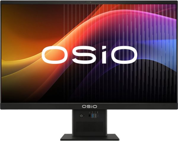 Моноблок Osio BaseLine B240i-018b 23.8" Full HD i5 1235U (1.3) 16Gb SSD512Gb Iris Xe без ОС GbitEth WiFi BT 84W Cam черный 1920x1080 (RUS)