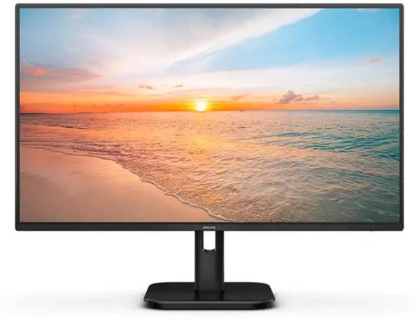 Монитор Philips 23.8" E Line 24E1N1200A черный IPS LED 1ms 16:9 HDMI M/M матовая 300cd 178гр/178гр 1920x1080 120Hz VGA DP FHD 2.94кг