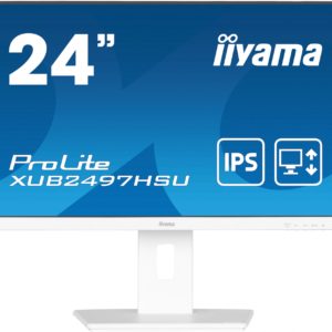 Монитор Iiyama 23.8" ProLite XUB2497HSU-W2 белый IPS LED 16:9 HDMI M/M матовая HAS Piv 300cd 178гр/178гр 1920x1080 100Hz DP FHD USB 4.9кг