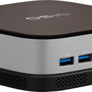 ПК Мини Osio BaseLine B51i-016 i5 1235U (1.3) 16Gb SSD512Gb Iris Xe без ОС GbitEth WiFi BT 59.85W коричневый/серебристый