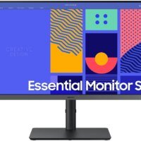 Монитор Samsung 24" Essential S4 S24C430GAIXCI черный IPS LED 16:9 HDMI матовая HAS Piv 1000:1 250cd 178гр/178гр 1920x1080 100Hz FreeSync VGA DP FHD USB 4.8кг